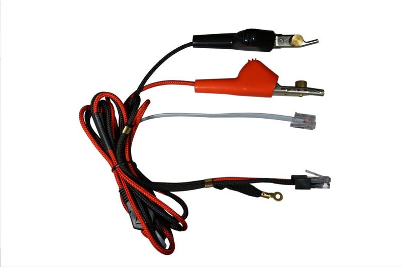 AST Labs Butt Set Line Cord RJ-11 to Bed-of-Nails Alligator & RJ-11 for TS17, TS19, TG20, etc. (1.5 m)